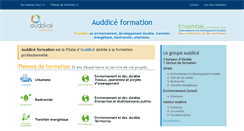 Desktop Screenshot of institut-auddice.com