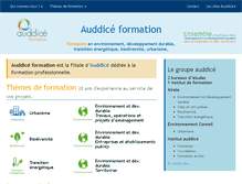 Tablet Screenshot of institut-auddice.com